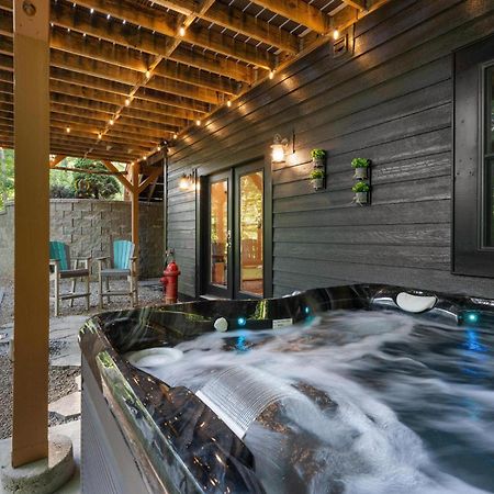 Lux Mtn Cabin Hot Tub, Fire Pit, Game Room 3Bd Franklin Kültér fotó