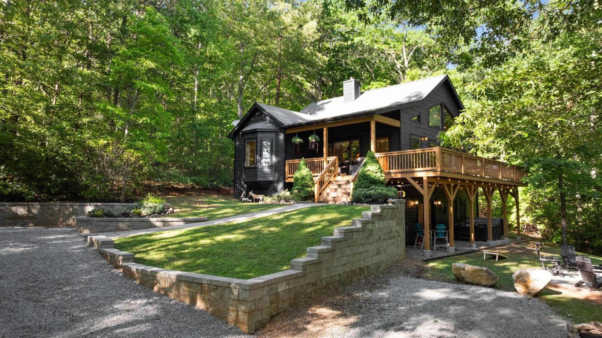 Lux Mtn Cabin Hot Tub, Fire Pit, Game Room 3Bd Franklin Kültér fotó